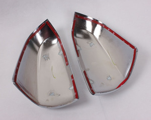 Side Door Rearview Mirror Cover Trim <b>Chrome</b> 2Pcs Exterior Accessories Body Kit 2015 for - Product Image 5