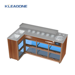 Kleadone tủ Khử trùng bằng thép không gỉ nhiệt độ hai lớp loại L Quạt bảng gia vị làm mát không khí - Product Image 1