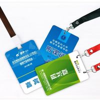 Passe VIP sur mesure en PVC pour événements, badges d'identification pour le personnel avec cordon