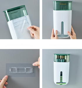 DS1518 Estante de Almacenamiento para Bolsas de Plástico, Soporte de Pared para Bolsas de Compra, Dispensador de Bolsas de Basura, Soporte para Rollos, Caja de Almacenamiento para Bolsas de Basura - Product Image 6