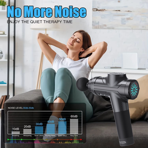 कस्टम लोगो मालिश बंदूक Lcd स्क्रीन संदेश बंदूक गहरी ऊतक बूस्टर उच्च गुणवत्ता वाले शरीर परस्शन बंदूक - Product Image 6