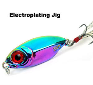 WEI 5g 7g 10g 15g 20g gros gonflé bleu fer plaque Leader poisson rayons longue coulée plaque leurres - Product Image 3