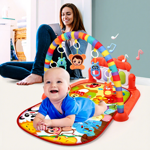 Alfombra <span class=keywords><strong>de</strong></span> Juego Musical Huniu con Piano, Alfombra <span class=keywords><strong>de</strong></span> Actividades Infantil Colorida con Piano, Gimnasio para Bebés - Product Image 2