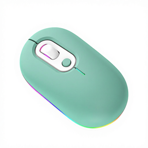 เมาส์บลูทูธแบบชาร์จไฟได้ น่ารัก สีสันสดใส ใช้ได้ทั้งแบบ USB และไร้สาย 2.4G สำหรับ Macbook แท็บเล็ต แล็ปท็อป คอมพิวเตอร์ - Product Image 1