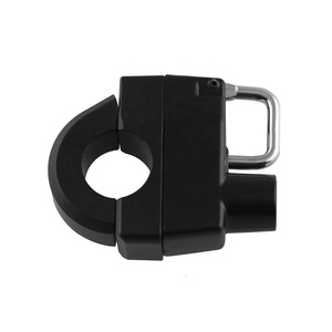 Universel <span class=keywords><strong>moto</strong></span> 25mm guidon <span class=keywords><strong>casque</strong></span> serrure <span class=keywords><strong>pour</strong></span> <span class=keywords><strong>HARLEY</strong></span>-<span class=keywords><strong>DAVIDSON</strong></span> XL 883 1200 - Product Image 5