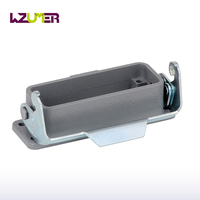 WZUMER Usine directe 16A HA 16 broches noyau mâle femelle automatisation étanche HA-016-M/F connecteur de fil robuste entrée latérale