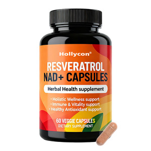 Capsules de resvératrol NAD + Supplément de santé ultra à base de plantes pour le bien-être général et la santé Antioxydant Immunitaire et Vitalité - Product Image 2