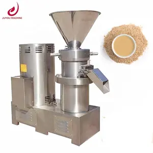 JUYOU Small Lab Commercial Vertical Honey Processing Cream Sesame Peanut Butter Making Machine Grinder Colloid Mill For Sale