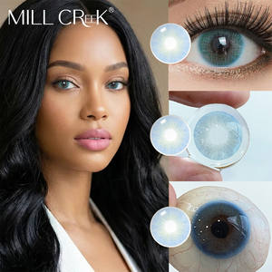 <span class=keywords><strong>Lentilles</strong></span> de contact colorées tendance Haipurecon en gros, couleurs personnalisables, 40 % d'eau, port sûr et doux - Product Image 4