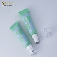 Emballage personnalisé pour gloss à lèvres en tube souple de 10 ml, 15 ml, 20 ml, crème pour les yeux mate, sérum, baume à lèvres, tube roll-on avec applicateur en acier métallique