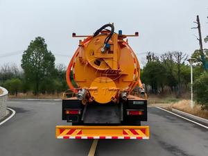 Shacman การทำความสะอาดท่อระบายน้ำ L5000รถบรรทุก vactor ทางเลือกของเครื่องยนต์ Cummins / Weichai การติดตั้งปั๊มสูญญากาศเครื่องยนต์ PTO หรือ AUX - Product Image 6