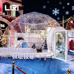 クリスマスの屋外イベント用大型高級透明球形ジオデシックドームテント - Product Image 3