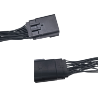 Adaptateur de connecteur mâle vers femelle Molex MX150 à 16 broches personnalisé, câble électrique automobile, fiche, faisceau de câbles d'alimentation