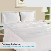 Oeko Tex Ensembles de draps de luxe 100% coton Ensembles de draps de lit élastiques pour hôtel