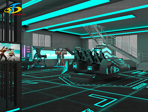 Simulateur de jeu <span class=keywords><strong>VR</strong></span> Skyfun pour parc d'attractions, machine de simulation à deux étages, service clé en main pour centre de jeux - Product Image 3