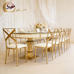 Mesas Ovaladas de Acero Inoxidable para Eventos y Bodas, Alquiler de Muebles para Eventos en Interiores - Product Image 2