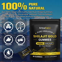 Offre Spéciale Gummies de Shilajit à l'Acide Fulvique 3000mg Cultivé en Milieu Sauvage, Résine de Complément Alimentaire Pur de l'Himalaya, Renforce le Système Immunitaire
