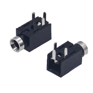 PJ-210 Conector de Audio de 2.5mm, Montaje Vertical de 3 Pines para PC/Computadora, Conector Hembra - Product Image 3