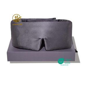 Masque de sommeil <span class=keywords><strong>Yasha</strong></span> en soie de mûrier 100% grande taille personnalisé, style roi, avec impression par transfert thermique, pour toutes les saisons, vente en gros - Product Image 3