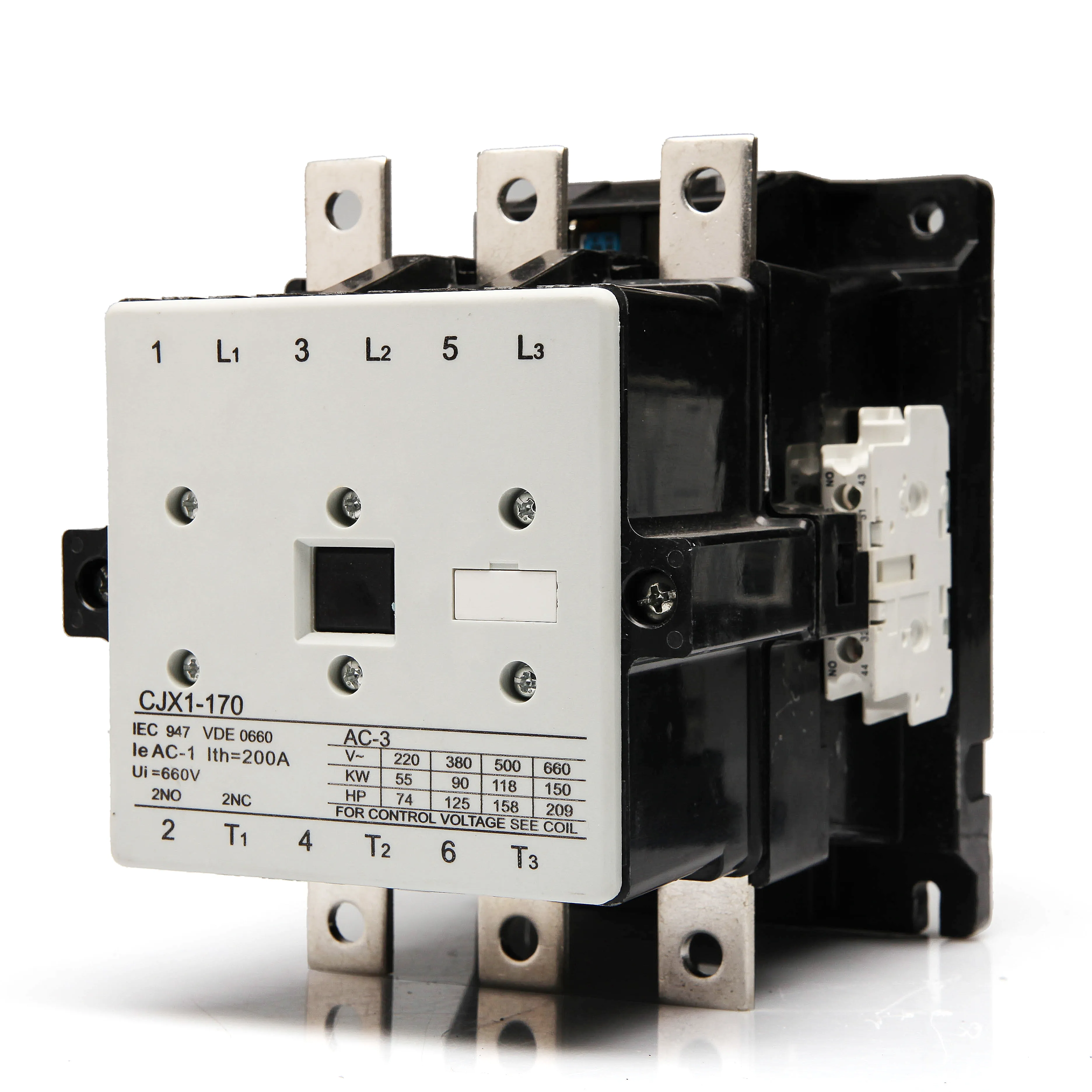 Contactor magnético CJX1/3TF-52,53 AC, de China