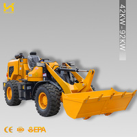 Chargeuse sur pneus chinoise de 0,8 tonne 4x4 avec moteur diesel pour utilisation agricole