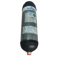 Elite 6.8L Réservoir HPA en fibre de carbone-Profil bas et poignée ergonomique pour les tournois de paintball/airsoft
