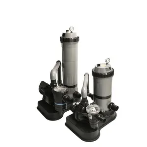 Swimming pool cartridge filter paper core and water pump are combined in the swimming pool equipment filtration system