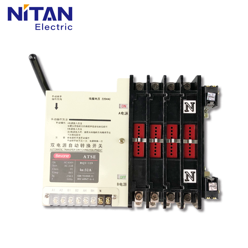 TN3 WN3 4P 40A 25A Automatic Transfer Switch Millisecond Switching 20kA ATS  for Industrial Generator Solar Power Backup| Alibaba.com