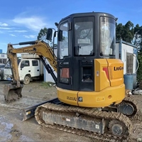 Oferta Especial: Miniexcavadora Liugong 9035E de 4 Toneladas con Motor, Caja de Cambios, Bomba y PLC para Jardinería, Paisajismo y Reparación de Carreteras Municipales