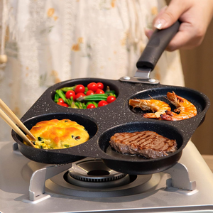 両面ノンスティックエコフレンドリーフライパン＆サンドイッチメーカー アルミ製フリップパン ハンドル付き 直径16cm ガス・IH調理器対応 - Product Image 5