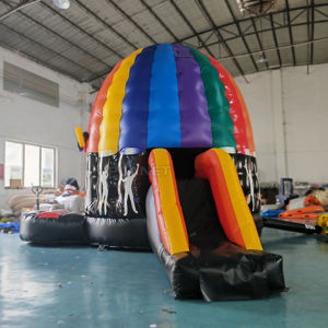 PVC videur cavalier plein d'entrain gonflable Disco dôme danse saut château rebond maison pour la fête - Product Image 2