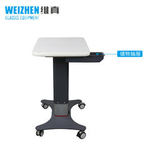 Table d'optométrie électrique Vigen WZ-3Z, poste de travail réglable en hauteur pour hôpitaux ophtalmologiques et magasins d'optique - Product Image 3