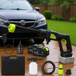 Hidrolavadora Portátil de 21V con Batería, Limpiador de Alta Presión de 435PSI para Autos, Jardines y Terrazas - Product Image 2