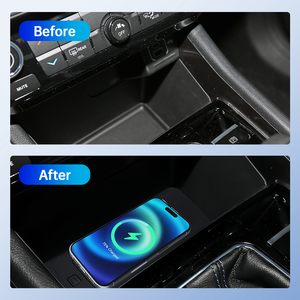 CARSOUL 15W pour chargeur de voiture sans fil, installation sans perte d'efficacité, charge rapide, mains libres, Jeep Compass 2020-2023 - Product Image 3