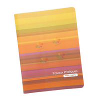 Carnet en papier d'art imprimé 2 couleurs, format personnalisé, reliure agrafée, pour différents marchés, fabrication en gros par TP Printing
