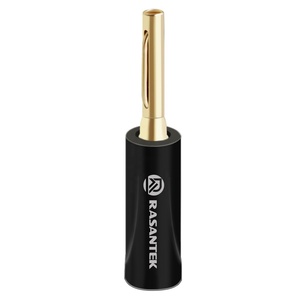 Rasantek 24K chapado en oro <span class=keywords><strong>género</strong></span> <span class=keywords><strong>masculino</strong></span> conector Banana - Product Image 4