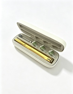 Reusable Eye Cream Injection Pen with Gold Plated Aluminum <b>Plastic</b> Shell, <b>Rubber</b> Stopper and Custom Dosing Parameters - Product Image 1