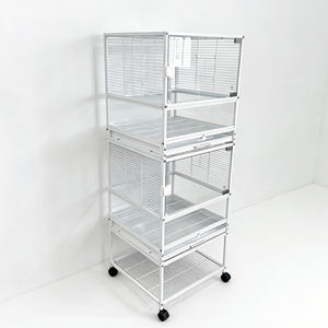 Vente directe usine – Cage à oiseaux portable à bas <span class=keywords><strong>prix</strong></span> pour l'élevage extérieur des oiseaux de compagnie et l'observation des oiseaux dans le jardin - Product Image 3