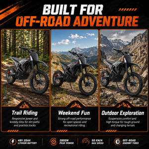 Moto tout-terrain <span class=keywords><strong>électrique</strong></span> M7-lite pour adultes, batterie amovible 48V 20Ah, moteur central 1200W, puissance maximale 2800W, <span class=keywords><strong>couple</strong></span> de 120 <span class=keywords><strong>Nm</strong></span> - Product Image 6