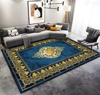 Europäischer Stil Wohnzimmerteppich, Schlafzimmer, Esszimmer Bodenmatte Luxus-Teppich Bodenmatte 3D-Teppiche Bedruckt