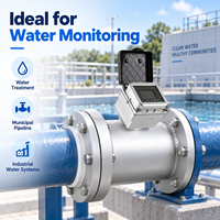 Compteur d'eau électromagnétique haute précision IP68, précision ±1%, débitmètre magnétique intelligent, batterie 15 ans, enregistreur de données 4 bandes