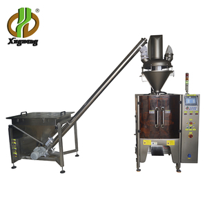 Stand Up Quad Seal Bag Horizontal Wheat Flour Shell Dry Powder Packing Machine