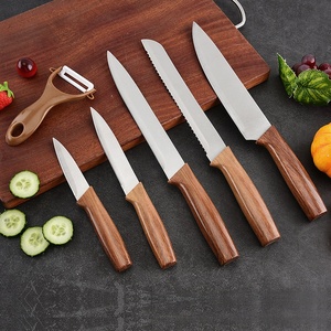 Ensemble de couteaux de cuisine et de couteaux à fruits en acier inoxydable de haute qualité, 7 pièces, coffret cadeau d'ustensiles de cuisine, stock disponible - Product Image 4
