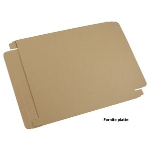 Boîte intérieure Kraft Crest 27x22x2,5 cm, emballage en papier pour le stockage et l'expédition - Product Image 3