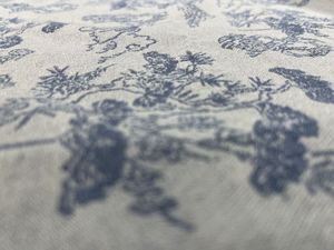 Vintage Blue Toile De <strong>Jouy</strong> Jacquard <strong>Fabric</strong> Double Sided for Jacket Waistcoat - Product Image 5