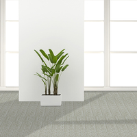 Bolon Grün-Braune PVC-Gewebte Vinyl-Bodenbeläge Teppichfliesen für Gewerbliche und Heimische Dekoration Wasserdicht Schimmelresistent Feuerfest