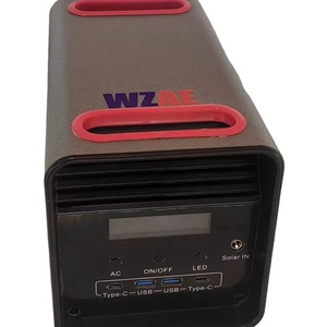 Portable Power Station <b>Solar</b> <b>Generator</b> Pure Sine Wave AC Type-C Output Outdoor Camping Emergency Backup Power Supply Bat - Product Image 4