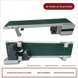Precisie Geautomatiseerde Desktop Voedseltransportband Micro Kleine Assemblagelijn Transportband Met 6000 Serie Voor Heatsink Toepassing - Product Image 4