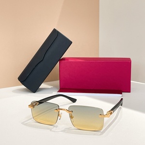 Lunettes de soleil classiques en métal pour hommes, de marque, pour le cyclisme en plein air, la pêche, protection UV, lunettes de soleil tendance - Product Image 4