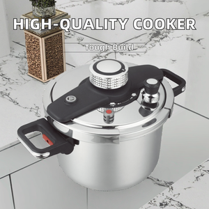 Cuisinière à pression commerciale en acier inoxydable de haute qualité, équipement de cuisine écologique avec poignée pliable - Product Image 2